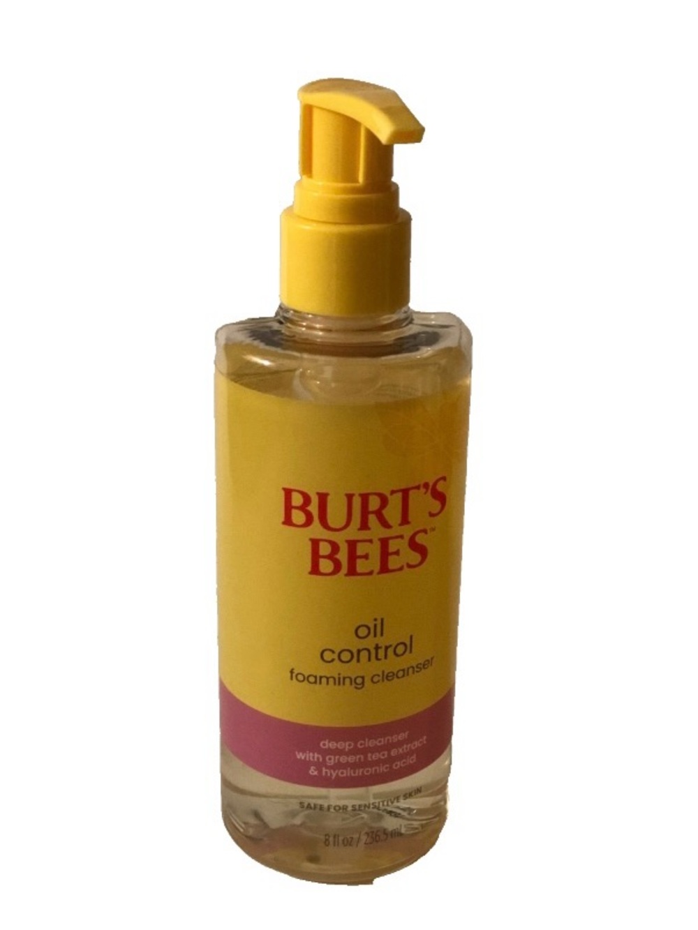 Burt’s Bees Oil  Control Foaming Cleanser — Safe for Sensitive Skin